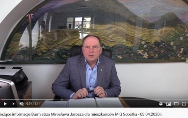 Bieżące informacje Burmistrza Mirosława Jarosza