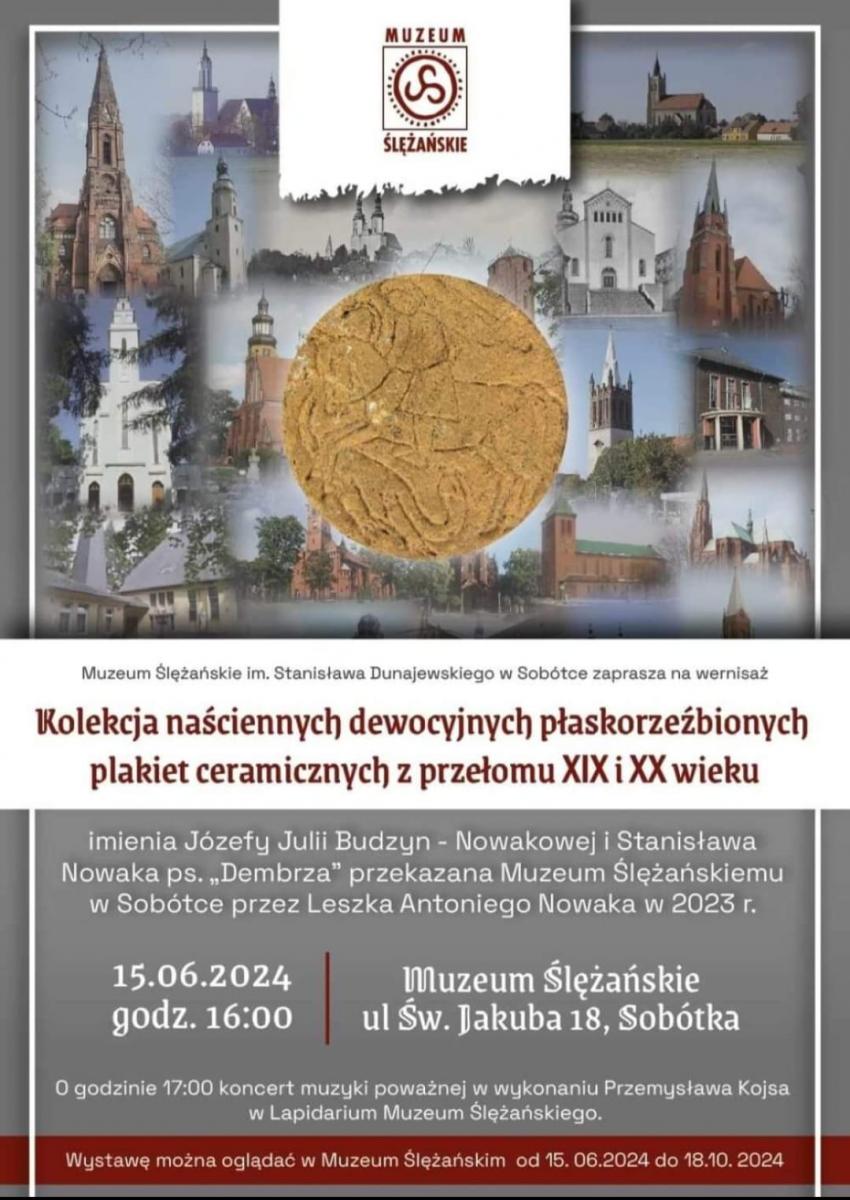 Wystawa dewocyjnych plakiet ceramicznych z przełomu XIX i XX wieku ze Śląska