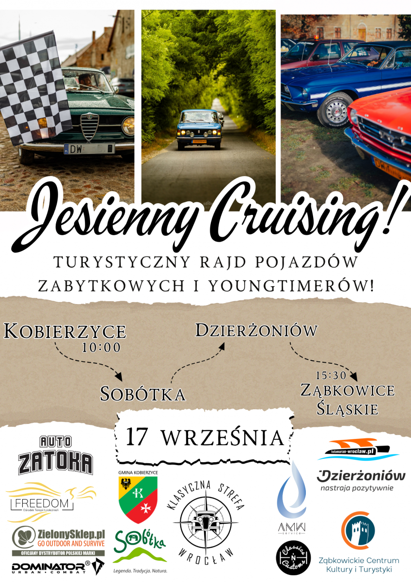 JESIENNY CRUISING Turystyczny Rajd Pojazdów Zabytkowych i Youngtimerów.